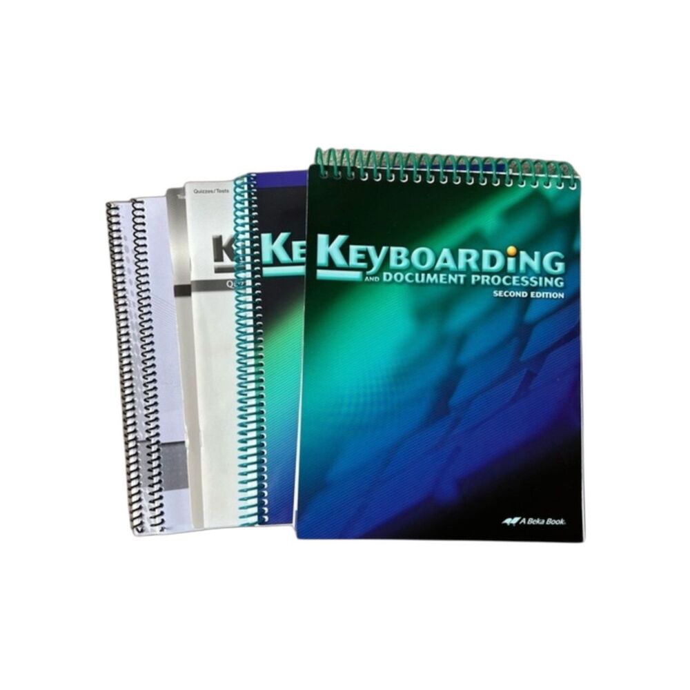 Abeka Keyboarding & Document Processing Curriculum 2nd Ed 6-Book Set Gr 10-12